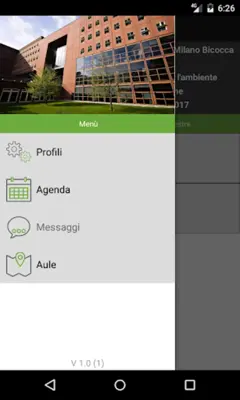 UniMiB Course android App screenshot 1